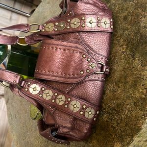 Cole Haan metallic Brown Satchel